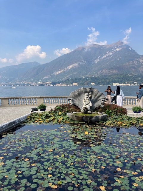 Botanische tuin in Bellagio, met de veerboot